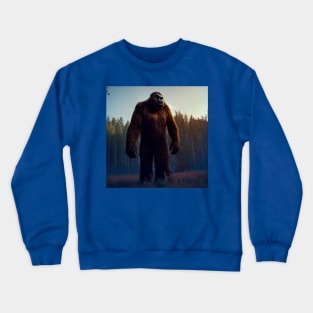 Sasquatch in Nature Crewneck Sweatshirt